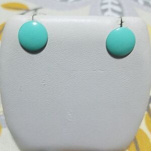 Vintage Teal Earrings 